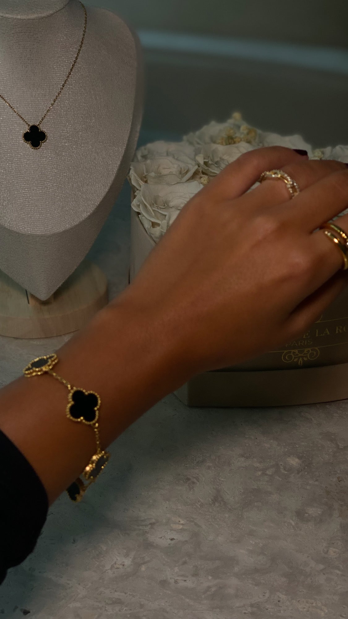 Bracelet Ambre noir