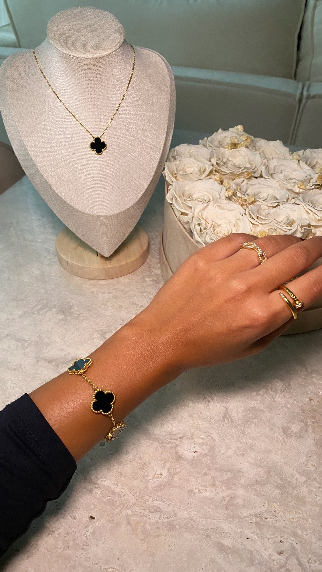 Bracelet Ambre noir