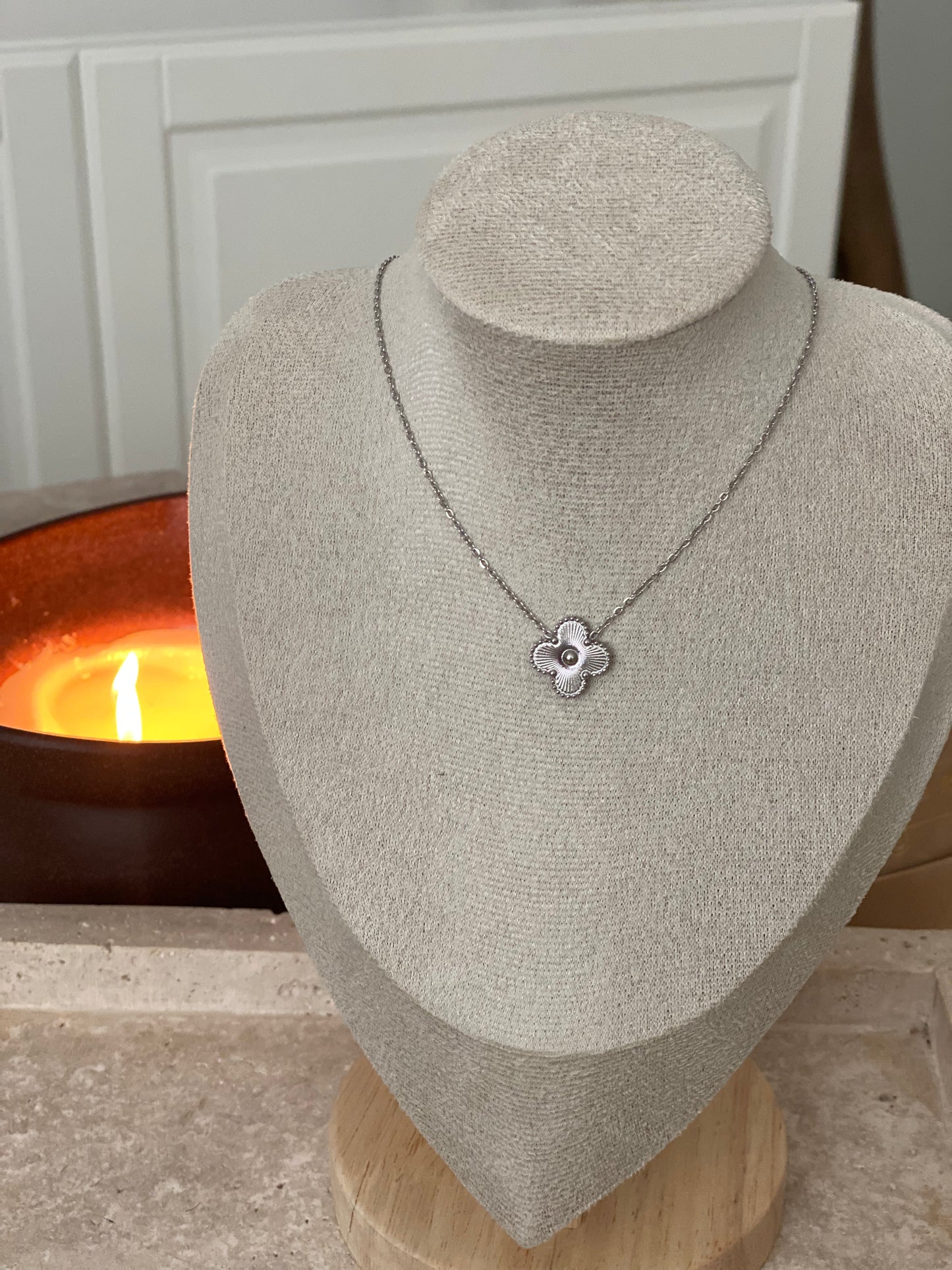 Collier Ambrine Argent